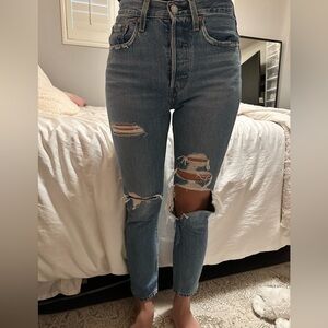 LEVIS Jeans 501 Skinny Medium Wash